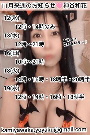 神谷和花の写メ日記|ハールブルク 吉原高級店ソープ