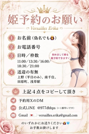 えりかの写メ日記｜ヴェルサイユ 吉原高級店ソープ